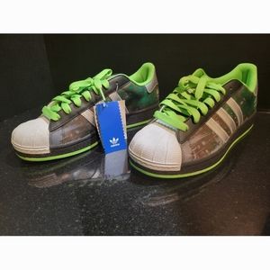 Adidas Superstars - Mountain Dew Edition (Size 10)